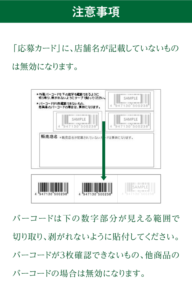 注意事項